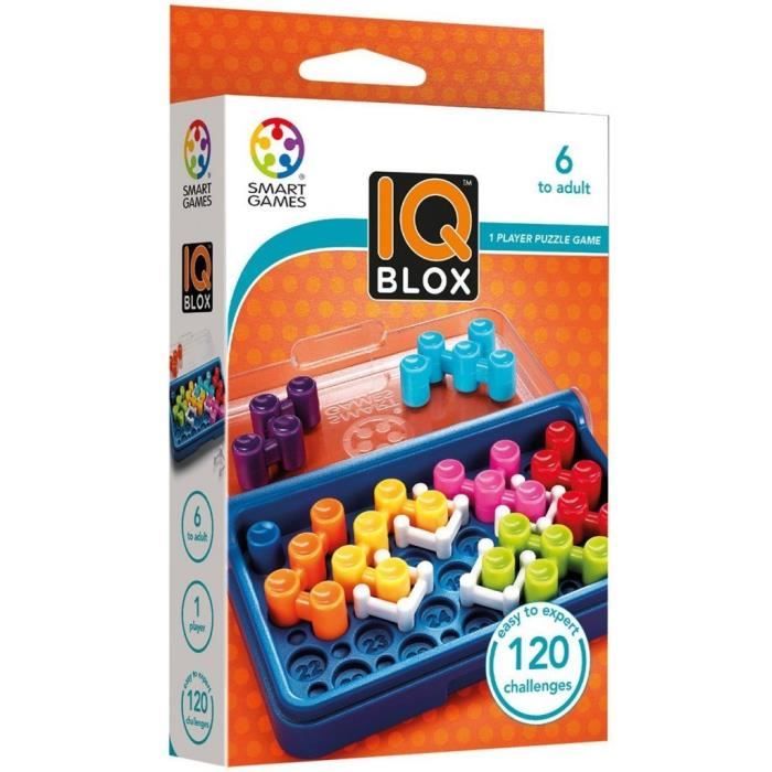 Jeu de logique - SMART GAMES - IQ Blox - 120 pièces - Mixte - A partir de 6 ans