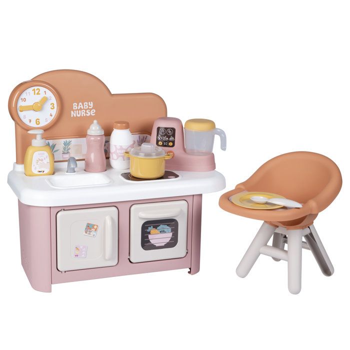 Jeu d'imitation Smoby Baby Nurse Cuisine et Chaise Haute - vue 2