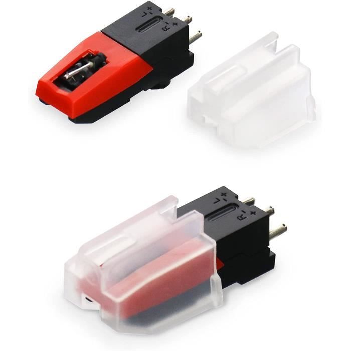 1 Stylet De Rechange ATN3600L Compatible Avec Les Modèles Audio-Technica AT-LP60X, AT-LP60XBT, Et Tablette De Tournage AT-LP60XBT-USB, Aiguilles De Lecteur D'enregistrement Avec Brosse De