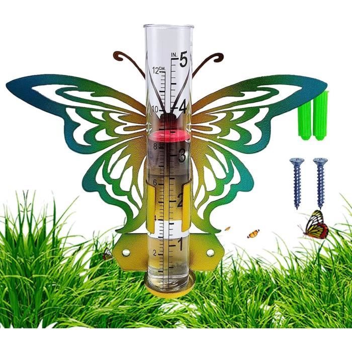 ＡＷＨＡＯ Pluviomètre Pour Animaux Montage Clôture - Verre Étanche Facile à Lire Jardin Abeille