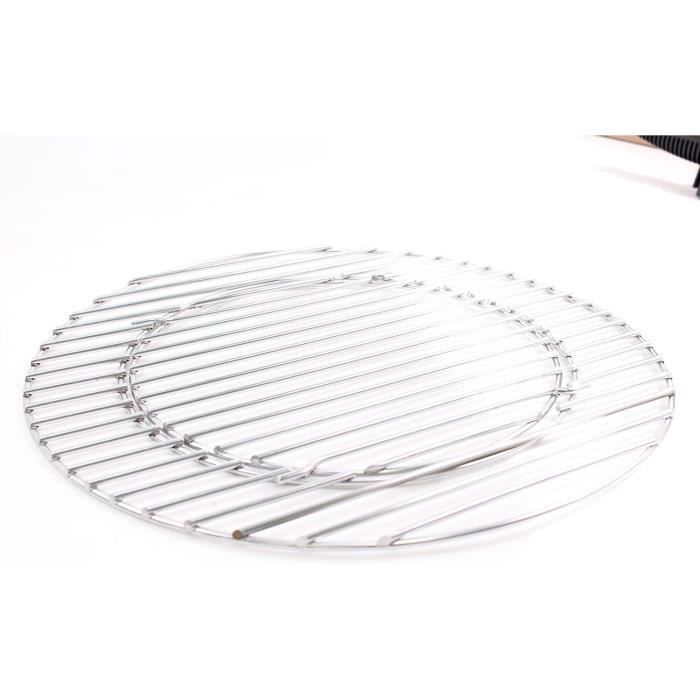 Griglia per barbecue in acciaio grigio NATERIAL ø 54 cm | Leroy Merlin