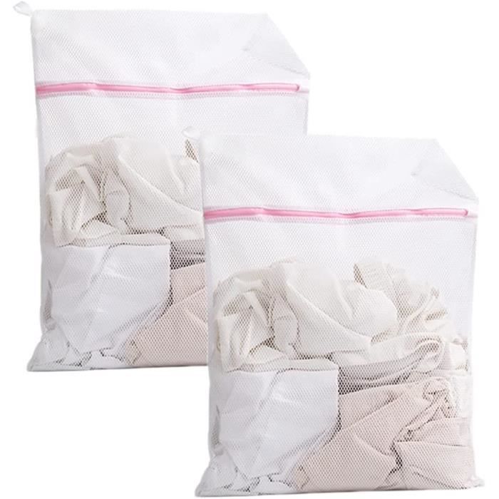Filets De Lavage Réutilisables - Lot De 2 - Protège Lingerie Et Vêtements Délicats En Machine