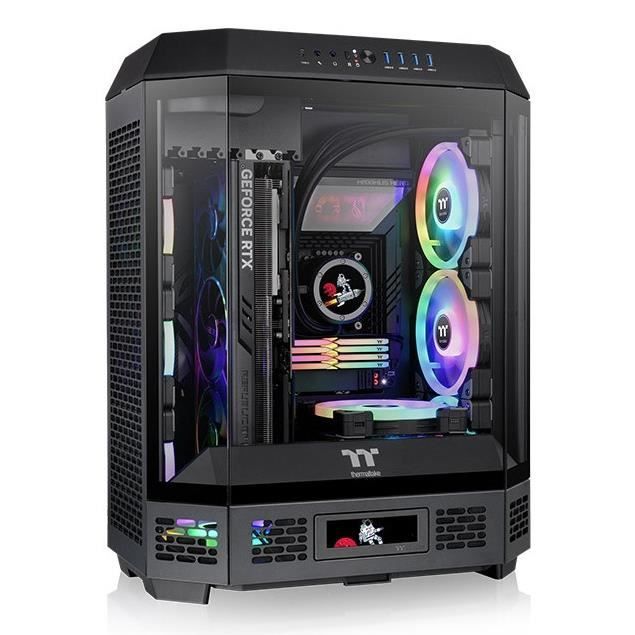 Thermaltake The Tower 600 Case PC Gaming ATX Midi Tower Nero Vetro Temperato RGB