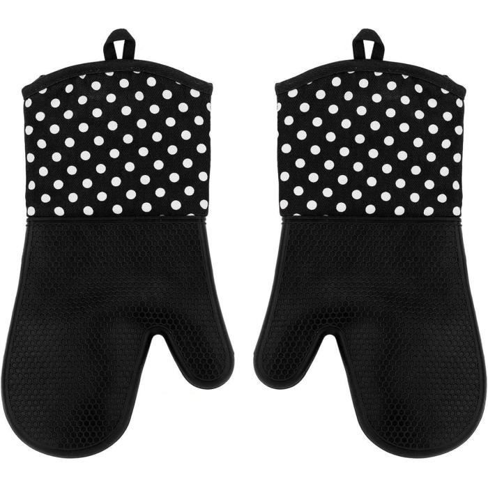 Gants Isolants En Silicone épais Pour Barbecue, Four à Micro-ondes
