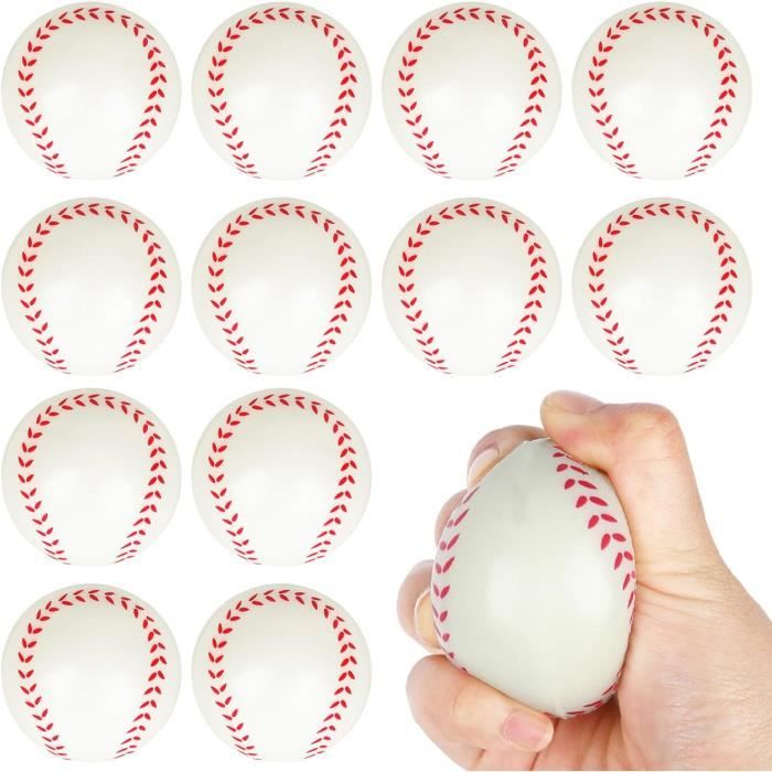 Lot de 12 balles de baseball d'entraînement en mousse baseball 9 pouces pour adultes et jeunes, balle frappe sportive pour jeunes/enfants, frappeur