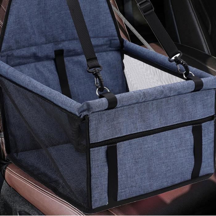 Comparer les prix de Siège auto pour chien - VGEBY - Respirant, réglable, installation facile - Bleu marine