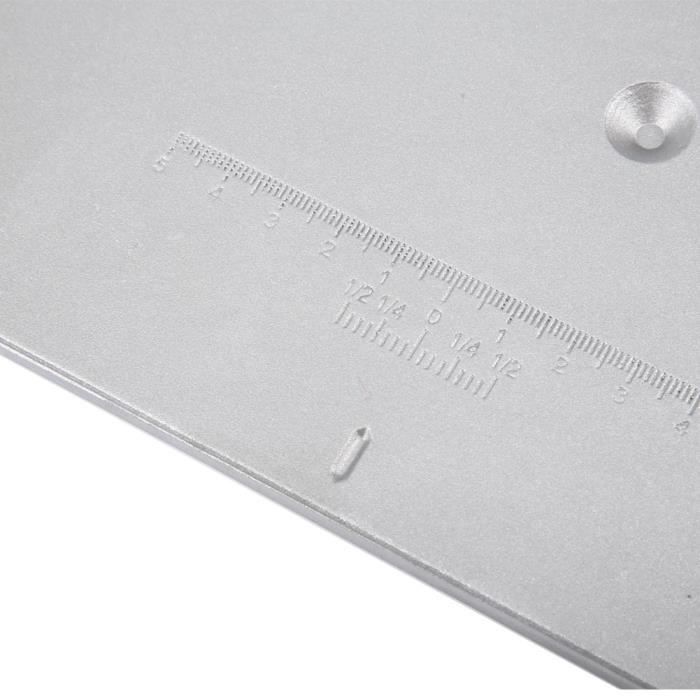 Plaque De Base Pour Défonceuse/routeur – Alliage D'aluminium – Centrale – 18V – Rouge