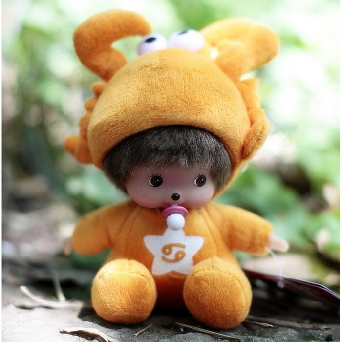 Volibear 1 Pcs Meng Kiki Monchhichi 12 Constellations Poupee En Peluche Jouets Cadeau D Anniversaire Peluches 15cm Cancer Cdiscount