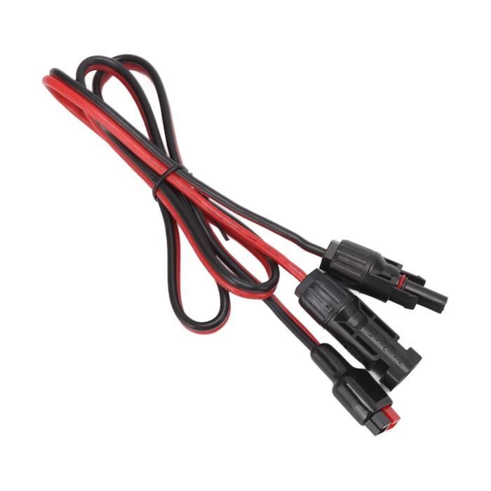 Câble Solaire 60 Cm 12AWG Connecteur MC4 Vers Anderson 45A – Pour Station Portable & Panneau Pliable