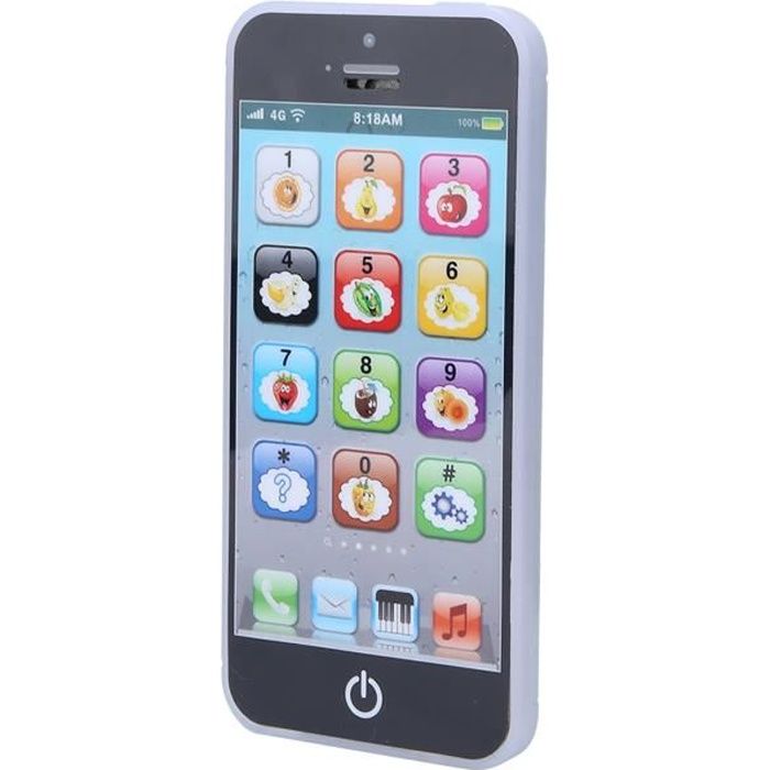 Jeu d'apprentissage Téléphone portable simulé jouet pour enfants Bébé  éducatifs apprentissage (noir) LS008 - Cdiscount Jeux - Jouets