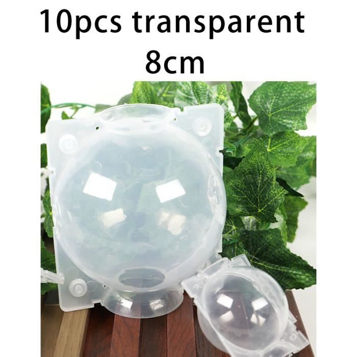 Lot De 10 Boules De Propagation Haute Pression Pour Plantes - 8 Cm Blanc - Clonage Facile Et Efficace