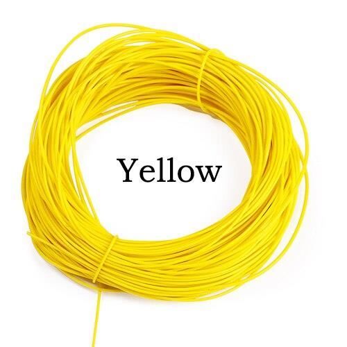 Ligne De Pêche à La Mouche Flottante Maxcatch WF - Taille Ajustable, 100ft Orange, Avec Connecteurs