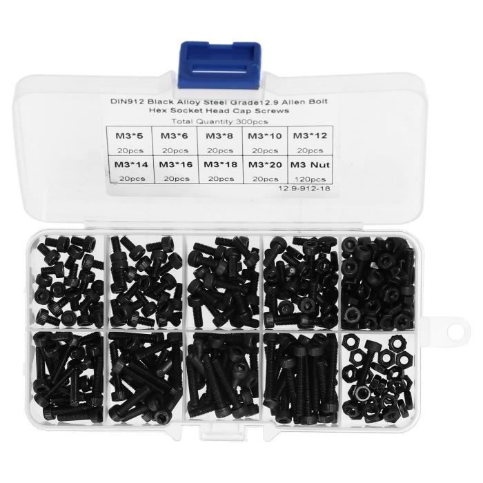 Kit de vis et écrous en acier inoxydable 304 avec 160