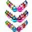 24 Boules De Noël Dorées 4 Cm – Décoration Sapin, Maison, Vitrine – Plastique Brillant