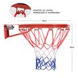 OneTwoFit Panier de basket Panier de basket-ball extérieur mural fixé 48 cm OT215-1