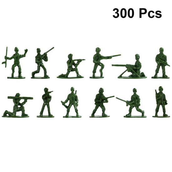 300 pieces Jouet militaire soldat chars armes plastique - Jeux éducatifs