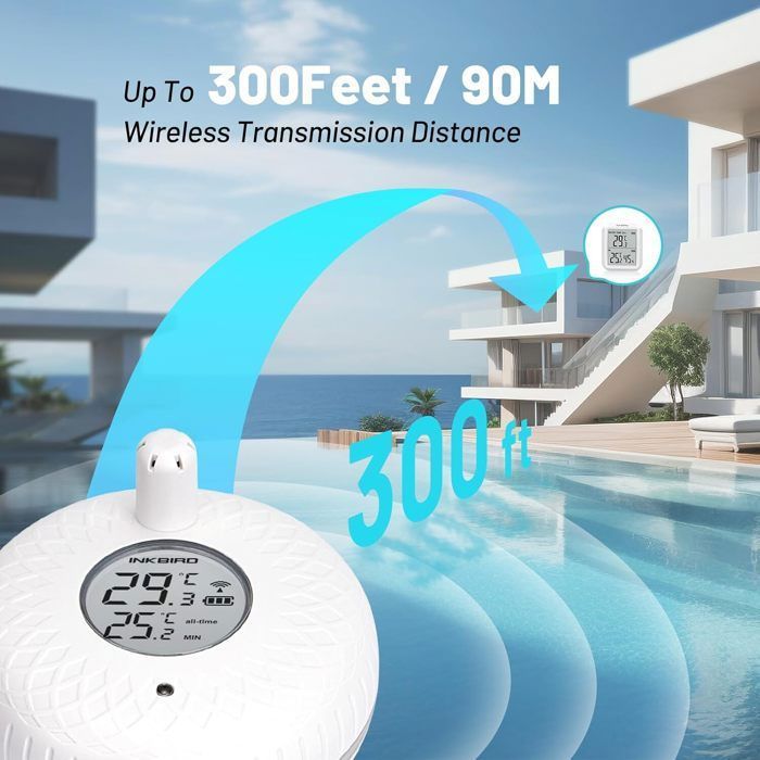 INKBIRD Température Eau Thermomètre Piscine INKBIRD Sans Fil - 2