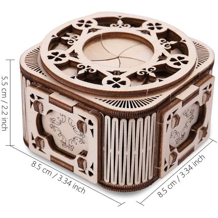 Puzzle 3D Maison Mobile En Bois - Kit De Construction Adulte, Maquette DIY, Cadeau Créatif Pour Noël Ou Anniversaire
