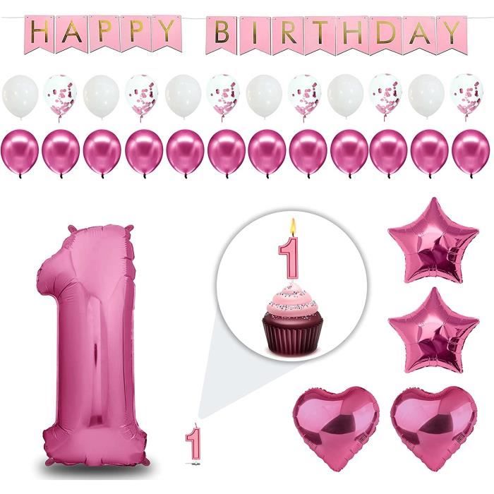 Kit Décoration Anniversaire Papillon YIMAKJ - 84 Pièces Pour 16 Personnes