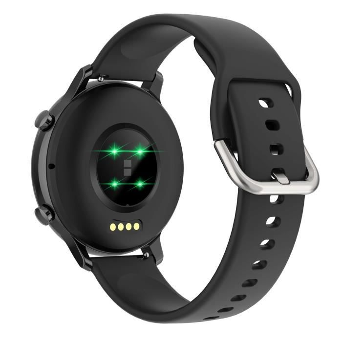 Generic - Montre Intelligente Compatible Bluetooth Appel Détection De  Température Tensiomètre Oxymètre Sport Smartwatch Noir - Montre connectée -  Rue du Commerce