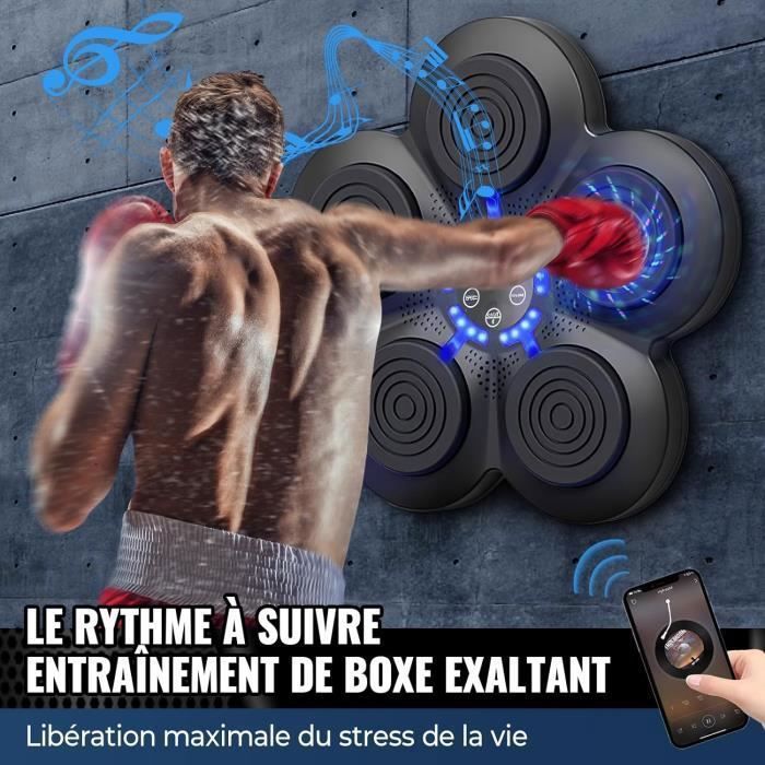 Sac De Frappe Mural Lyanny – Coussin De Boxe Silencieux Pour Maison Et Salle, Mousse HD Et Cuir PU, Fixation Rapide Sans Outils