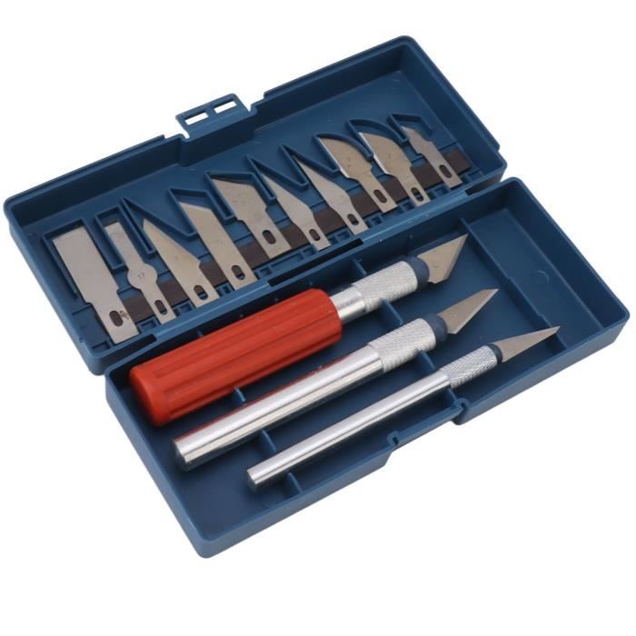 Lot de 6 burins à main pour sculpture sur bois, outils de sculpture