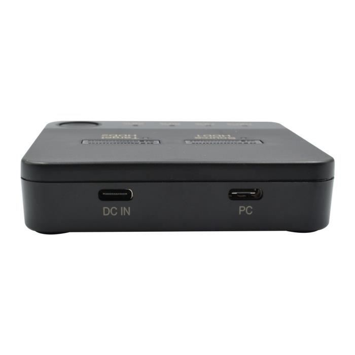 Duplicateur/Cloneur De Disque Dur Double Baie - USB 3.1 - Pour HDD/SSD 3.5" - NEUF