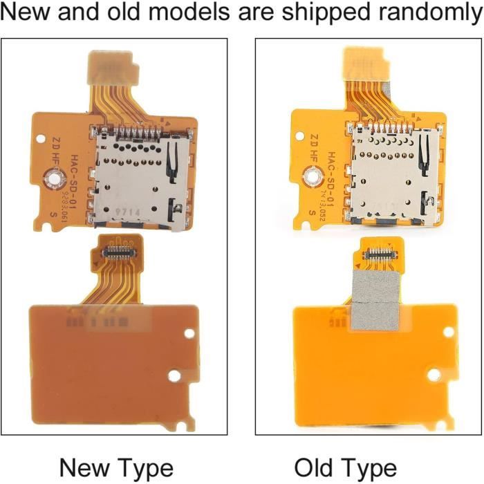 Lecteur De Carte Micro Sd Pour Nintendo Switch, Carte De Lecteur De Carte De Prise De Fente De