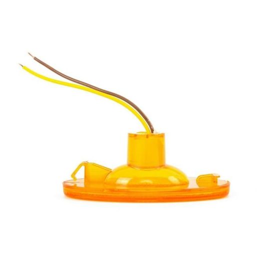 MUSTACT 10pcs Feux De Gabarit LED Latéraux Eclairage LED Arrière Avant Indicateur De Position En Lumière 12V Lumières De Roche Menées Universel Pour Remorque Car Van Bus (jaune