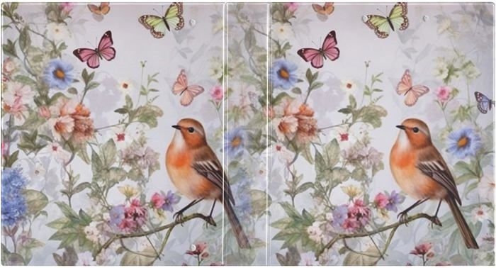 Lot De 2 Classeurs à 3 Anneaux En D Avec Porte-bloc Pour L'école, L