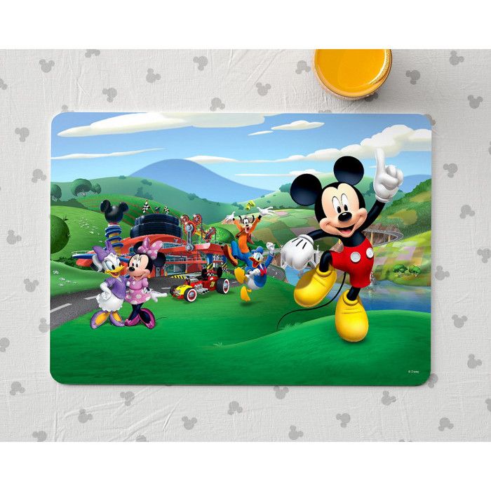 Pack Fête Mickey Mouse ALMACENESADAN 4886 - Nappe Superpilotes 120x180 Cm + Fanions 2,40 M Pour Anniversaires Et Fêtes