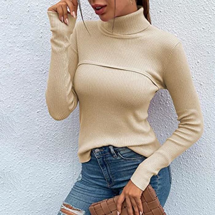 Sous pull on sale laine femme