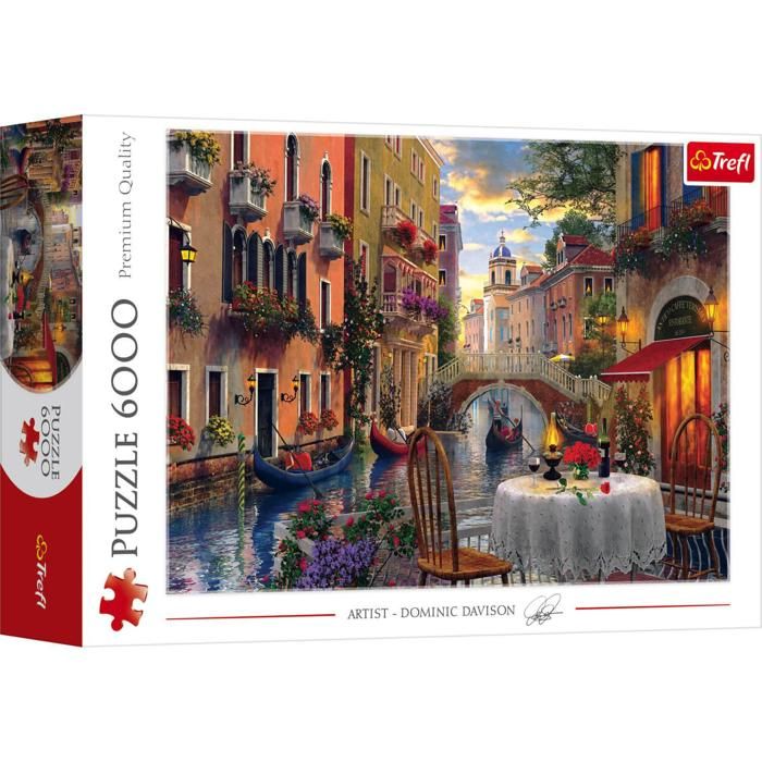 Puzzle Venise 2000 Pièces – Vue Romantique Sur L’île De Murano, Paysage Italien Premium Pour Adultes Et Ados Dès 12 Ans