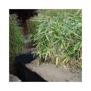 Barrière Anti-Rhizomes 16 Mètres X 70 Cm - Épaisseur 2 Mm Avec Fixation Alu - Protection Bambou Et Racines