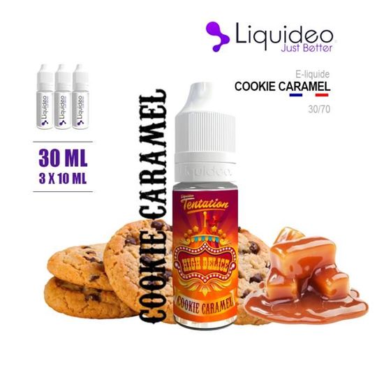 e liquide cookie E liquide Ice Cream Cookie 50ml Wpuff Flavors - À booster