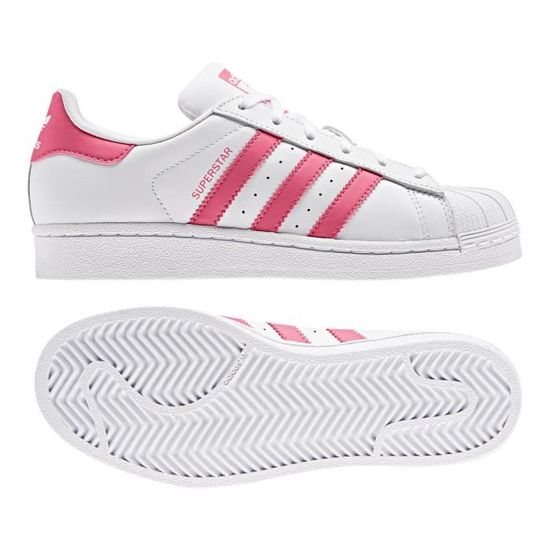 Adidas superstar blanche clearance rose