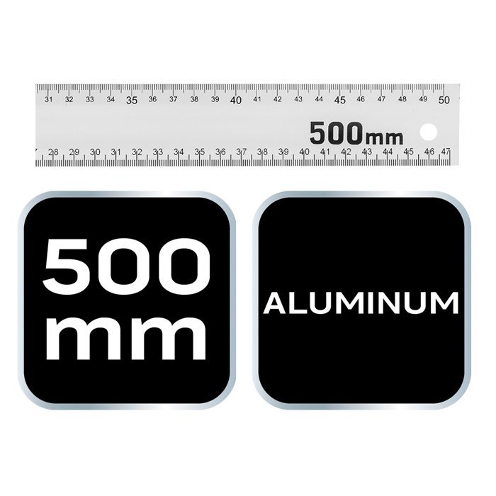 Équerre de construction - NEO - 500 x 235 mm - Aluminium durable ...