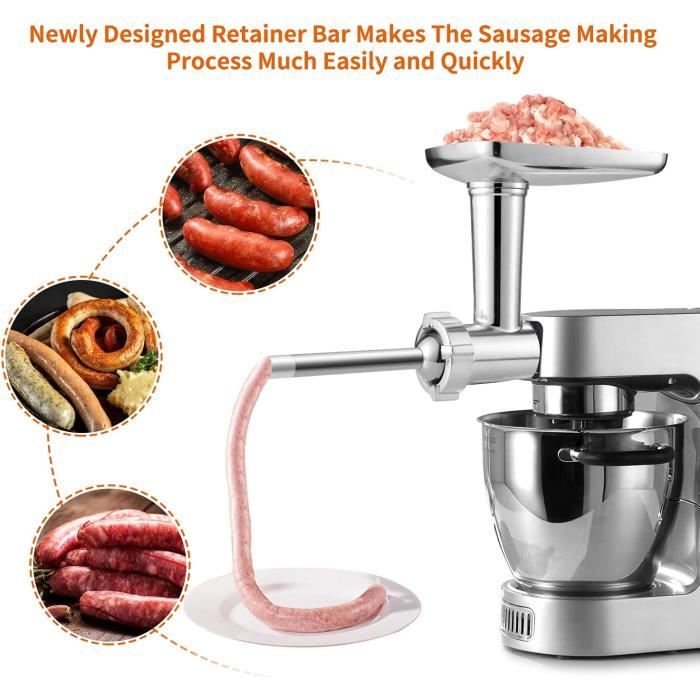 Hachoir à Viande Électrique Yabano MG412 - 450W Avec Accessoire à Saucisses