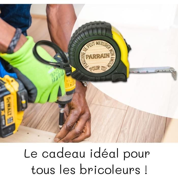 Body Bébé Personnalisé Cadeau Parrain Chef De Chantier - Humour Naissance - 100% Coton OEKO-TEX