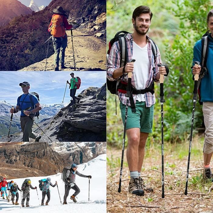 Bâtons de marche nordique, Bâtons de randonnée, Bâtons de trekking