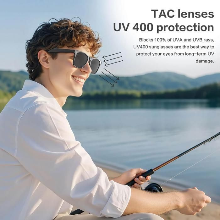 Lunettes connectées 4K IA | Caméra HD mains libres, Contrôle Vocal