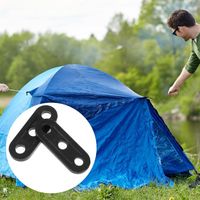 40 Tendeurs De Corde Fluorescents Pour Tente - Triangles Uxcell (Vert)