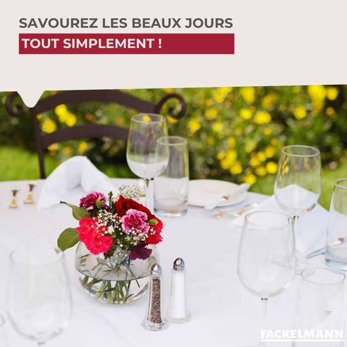 Lot De 6 Poids Magnétiques Pour Nappe En Inox Forme Fleur - 55 G Chacun - Stabilisateur Vent Pique-nique, Mariage, Terrasse - Déco Et Pratique - 6