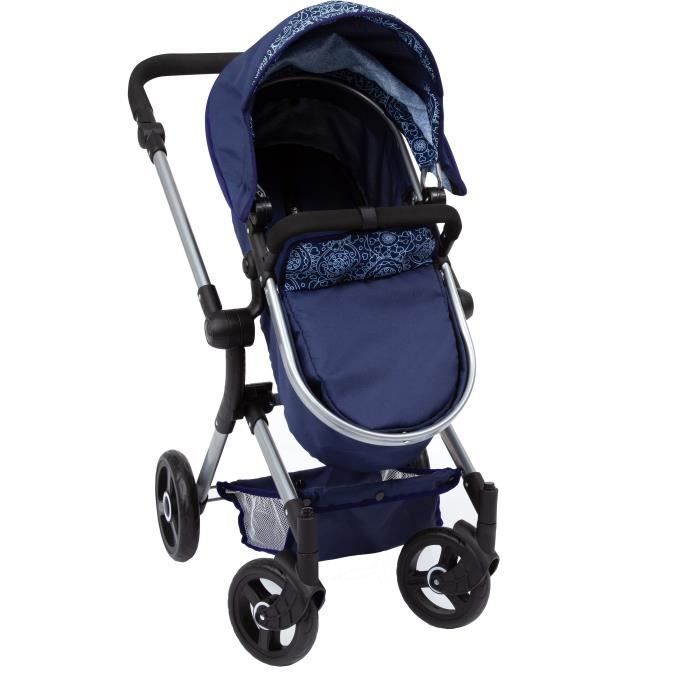 Poussette bleue jouet new arrivals
