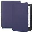 Étui Magnétique Pour Kobo Clara Colour/2E/BW - Dos Acrylique + Cuir Végan, Support Intégré, Veille Automatique