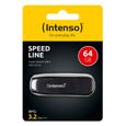 Clé USB - INTENSO - Speed Line 3.2 - 64Go - Noir-0