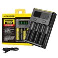 NITECORE Sysmax Intellicharge NEW I4 Ladegerät für 18650 Akku pro eleaf & wismec