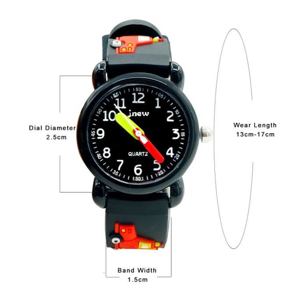 Montre Enfant Garcon Pedagogique Digital Etanche Sport Bracelet En Silicone Motif Bus Avec Boite Cadeau Noel 3 10 Ans Noir Achat Vente Boite A Montre Garcon Enfant Noir Cdiscount