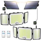 KENLUMO Lampe Solaire Extérieure - 346 LED IP65 à Capteur de Mouvement Étanche,Câble de 5M (Pack de 2)