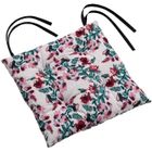 Galette de chaise Mazako gris 38 x 38 x 3 cm Les Ateliers du Linge 38 X 38 X 3 GRIS